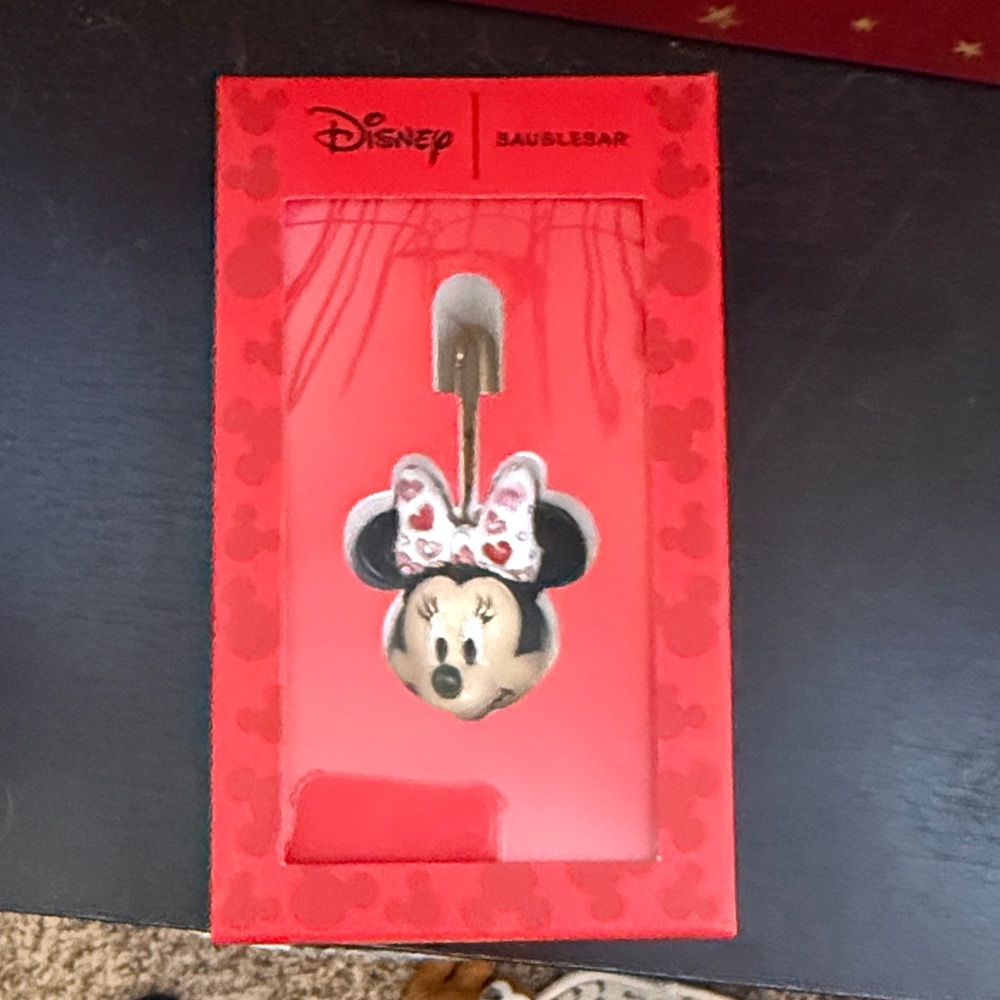 BaubleBar Disney Minnie Mouse Hair Clip - Red and Black